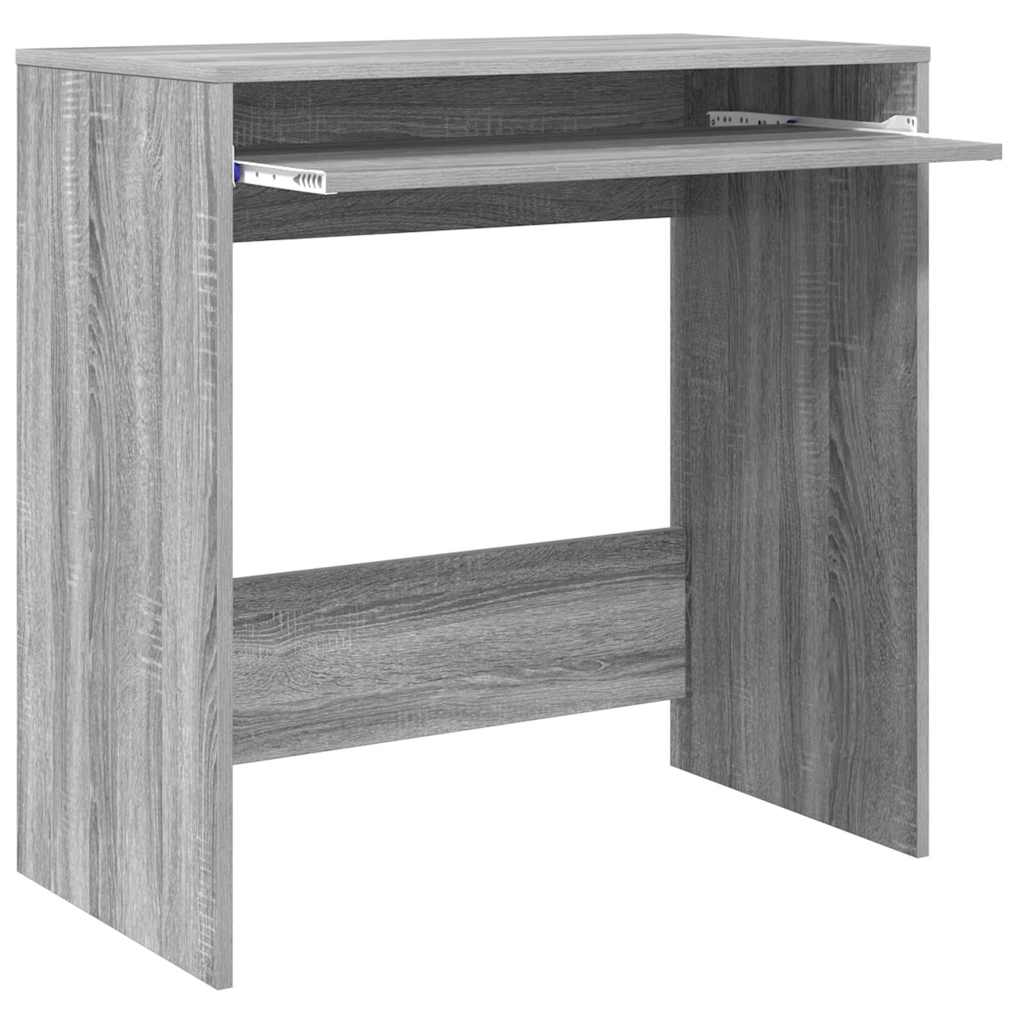 Desk Grey Sonoma Engineered Wood 77.5 x 43 x 79 cm