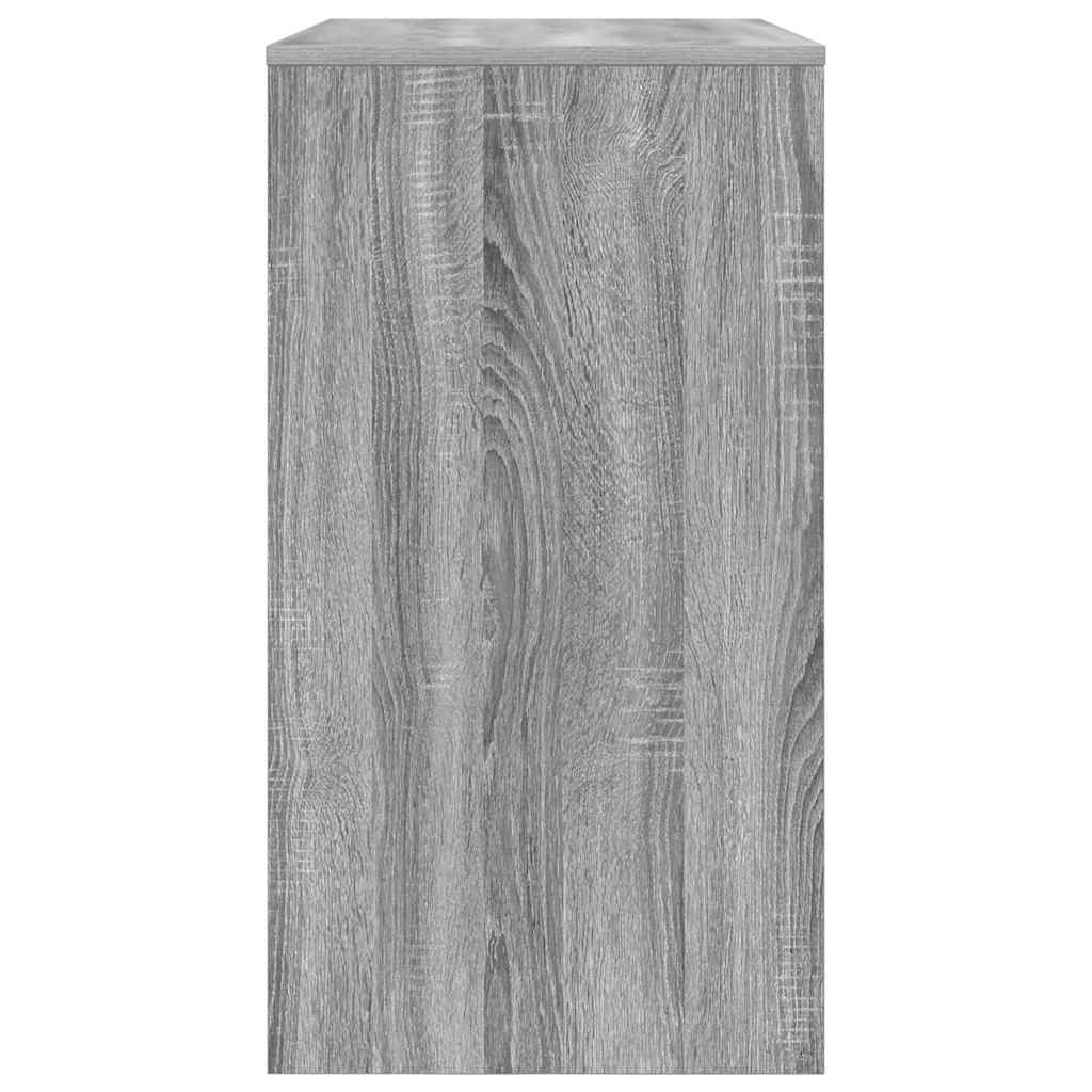 Desk Grey Sonoma Engineered Wood 77.5 x 43 x 79 cm