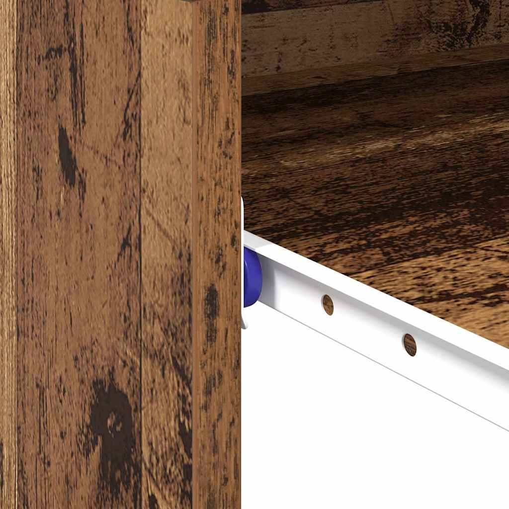 Desk with Drawer Old Wood 77.5 x 43 x 79 cm Engineered Wood
