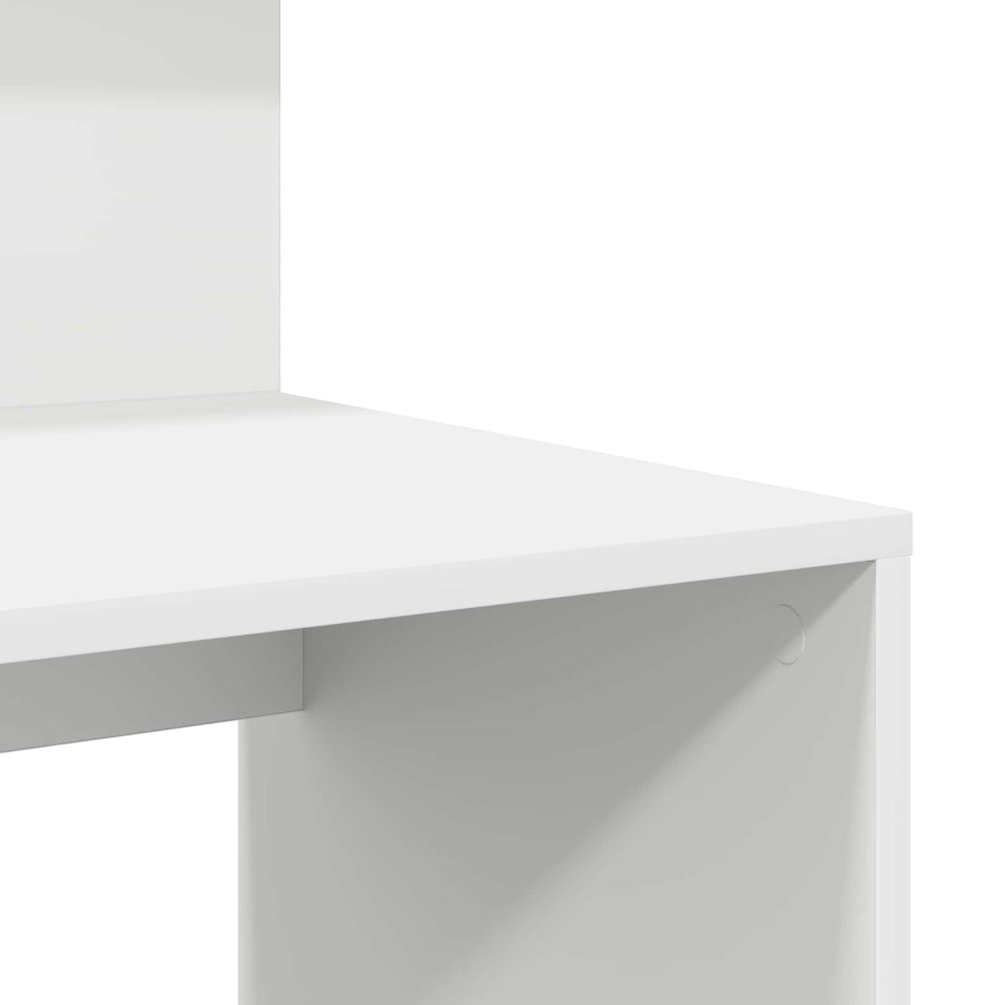Desk White Engineered Wood 90 x 48 x 101.5 cm