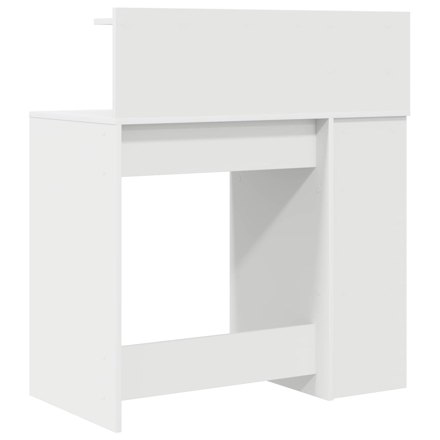 Desk White Engineered Wood 90 x 48 x 101.5 cm