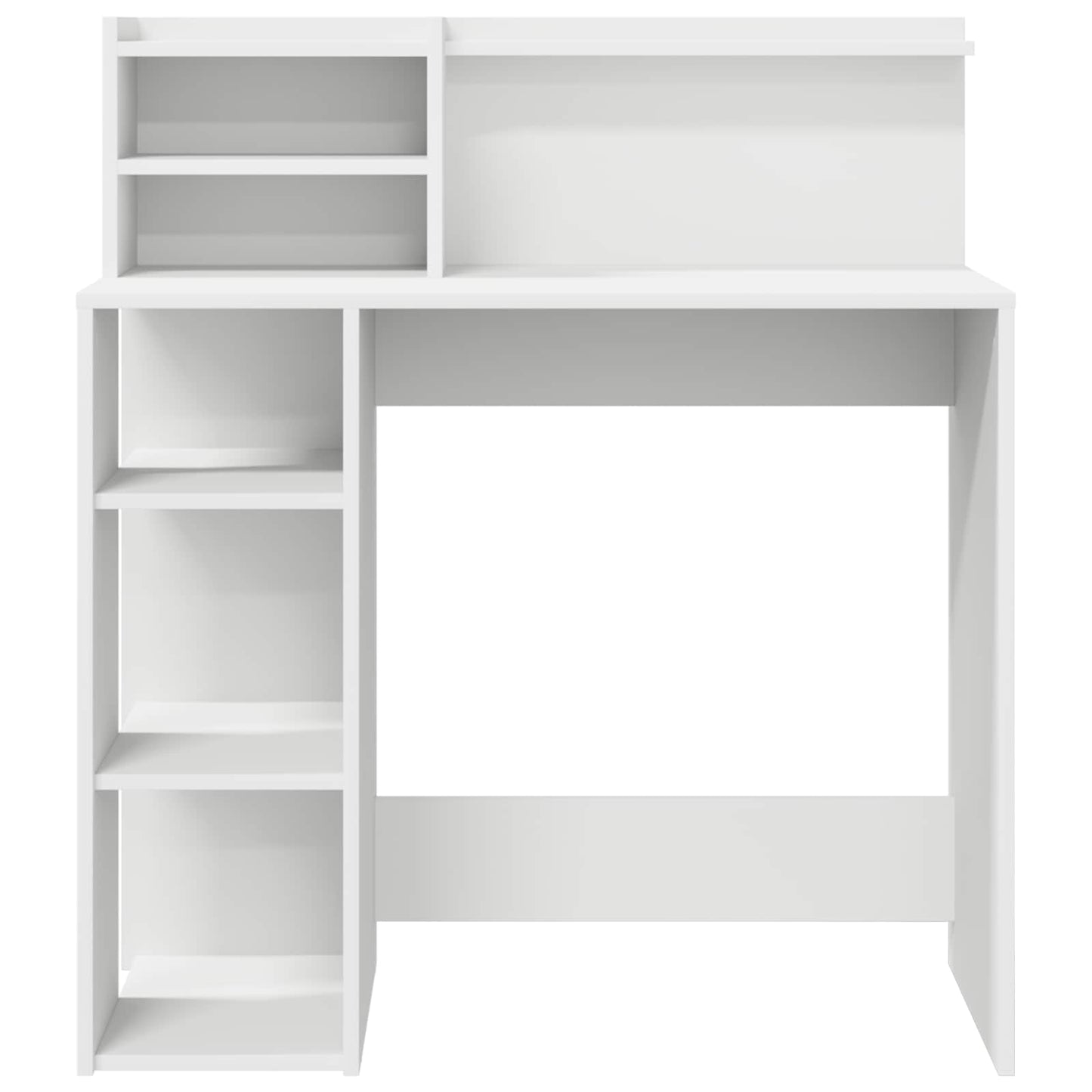 Desk White Engineered Wood 90 x 48 x 101.5 cm