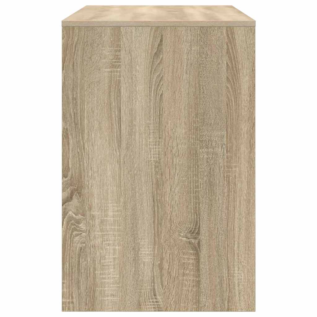 Desk with Shelf Sonoma Oak 102 x 50 x 75 cm Engineered Wood