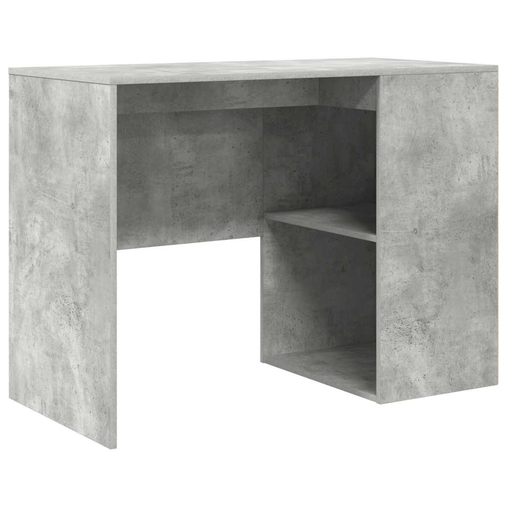 Desk Concrete Grey Engineered Wood 102 x 50 x 75 cm