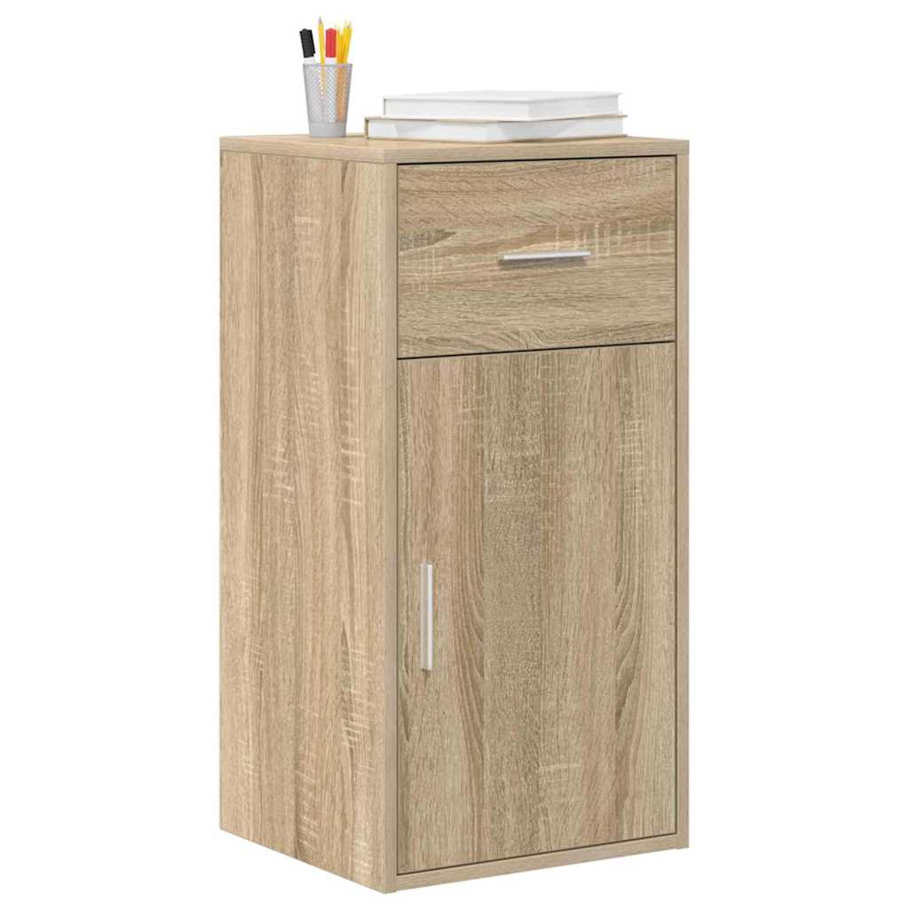 Sideboard with Drawer Sonoma Oak 38 x 34 x 75 cm