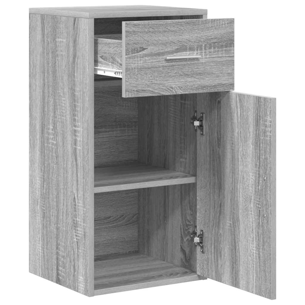Sideboard with Drawer Grey Sonoma 38 x 34 x 75 cm