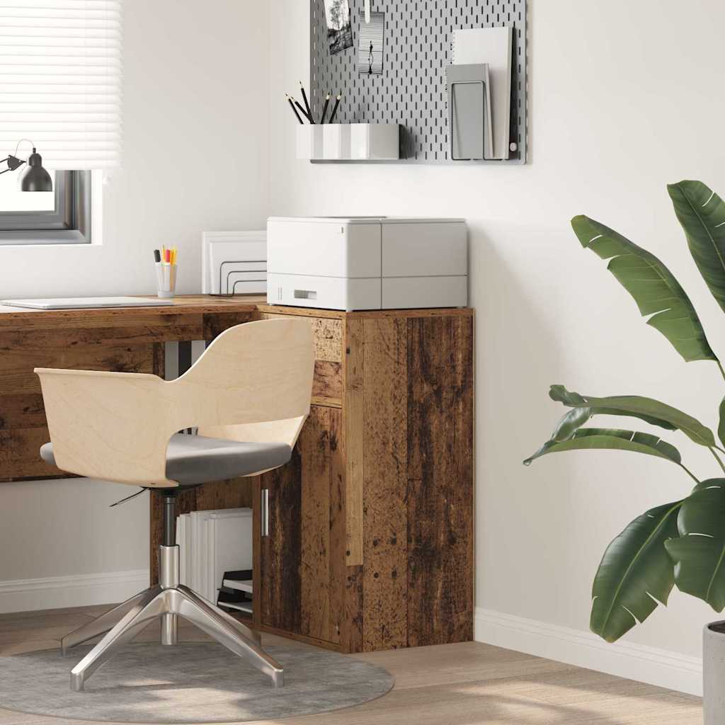 Sideboard with Drawer Old Wood 38 x 34 x 75 cm