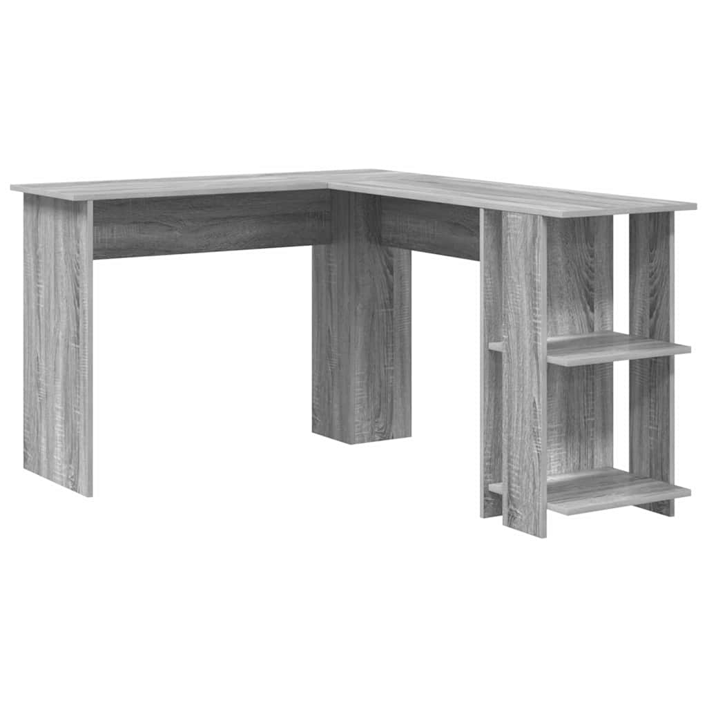 Corner Desk Grey Sonoma 140 x 113.5 x 75 cm Engineered Wood