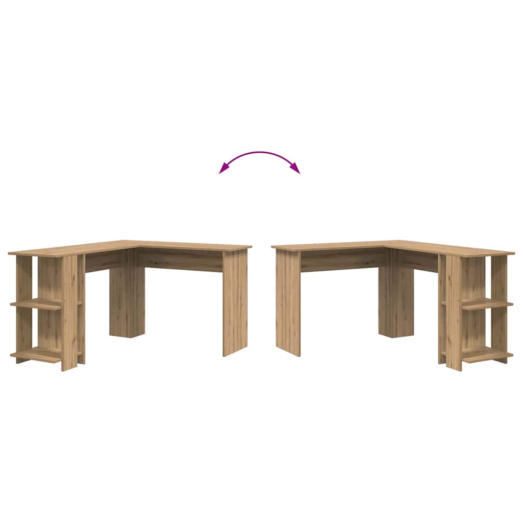 Corner Desk Artisan Oak Engineered Wood 140 x 113.5 x 75 cm