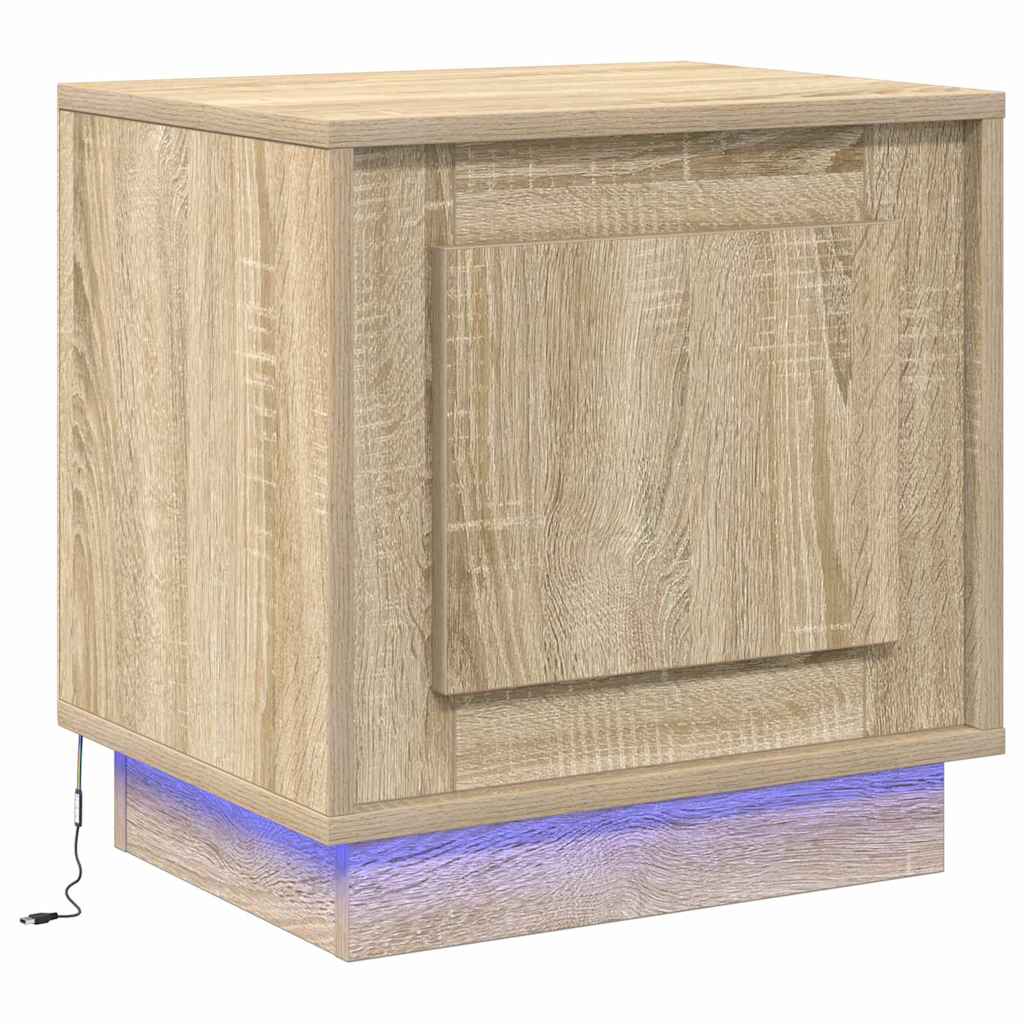 Bedside Cabinet 2 pcs Sonoma Oak 44 x 34.5 x 45 cm