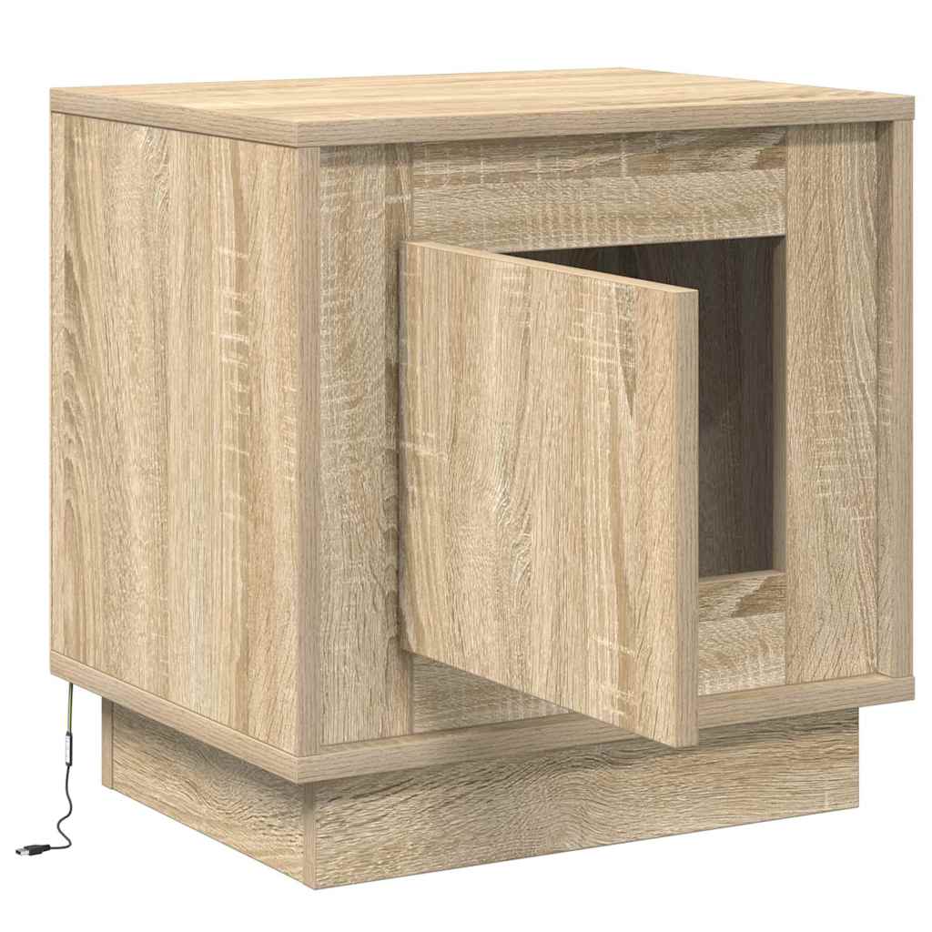Bedside Cabinet 2 pcs Sonoma Oak 44 x 34.5 x 45 cm
