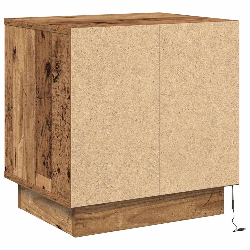 Bedside Cabinet Old Wood 44 x 34.5 x 45 cm Engineered Wood