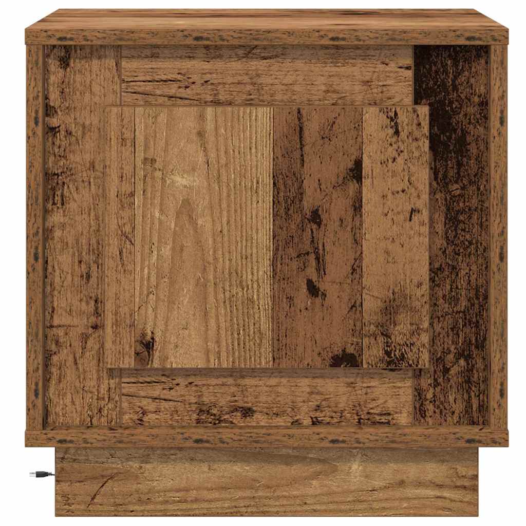 Bedside Cabinet 2 pcs Old Wood 44 x 34.5 x 45 cm