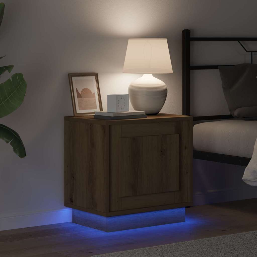 Bedside Cabinet Artisan Oak 44 x 34.5 x 45 cm Engineered Wood