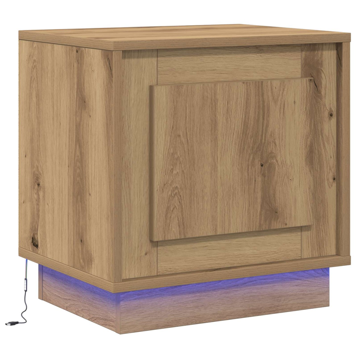 Bedside Cabinet Artisan Oak 44 x 34.5 x 45 cm Engineered Wood