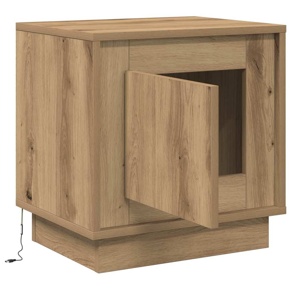 Bedside Cabinet Artisan Oak 44 x 34.5 x 45 cm Engineered Wood