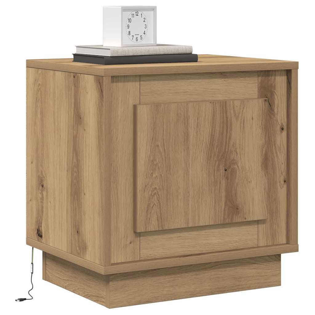 Bedside Cabinet Artisan Oak 44 x 34.5 x 45 cm Engineered Wood