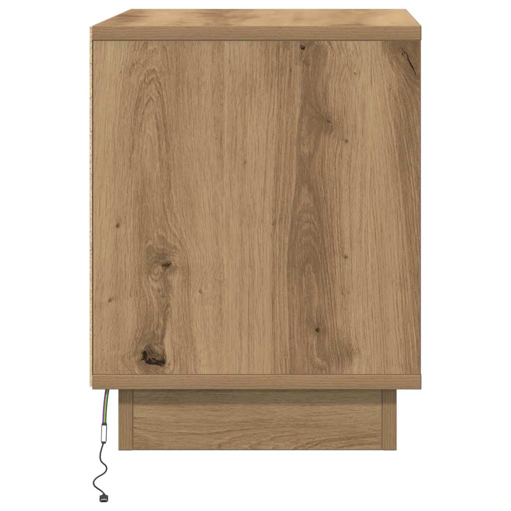 Bedside Cabinet Artisan Oak 44 x 34.5 x 45 cm Engineered Wood