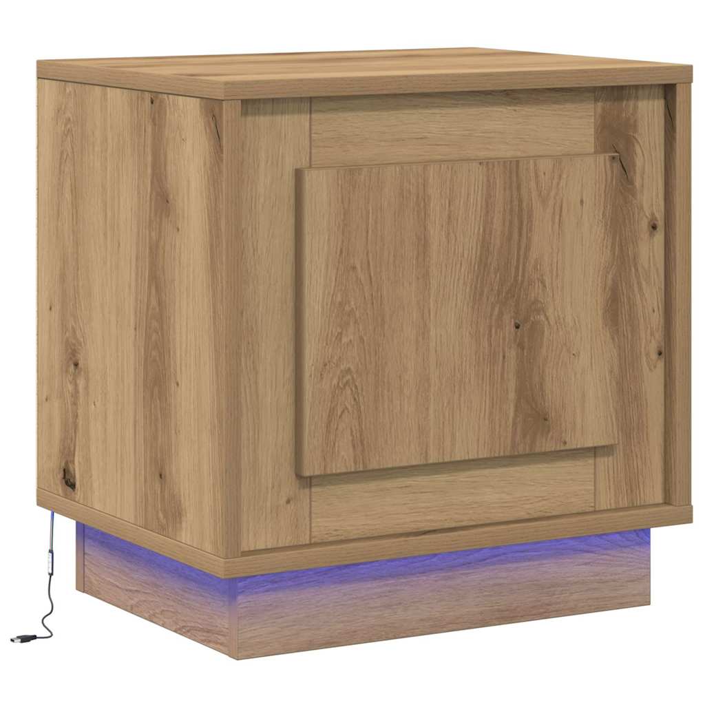 Bedside Cabinet 2 pcs Artisan Oak 44 x 34.5 x 45 cm