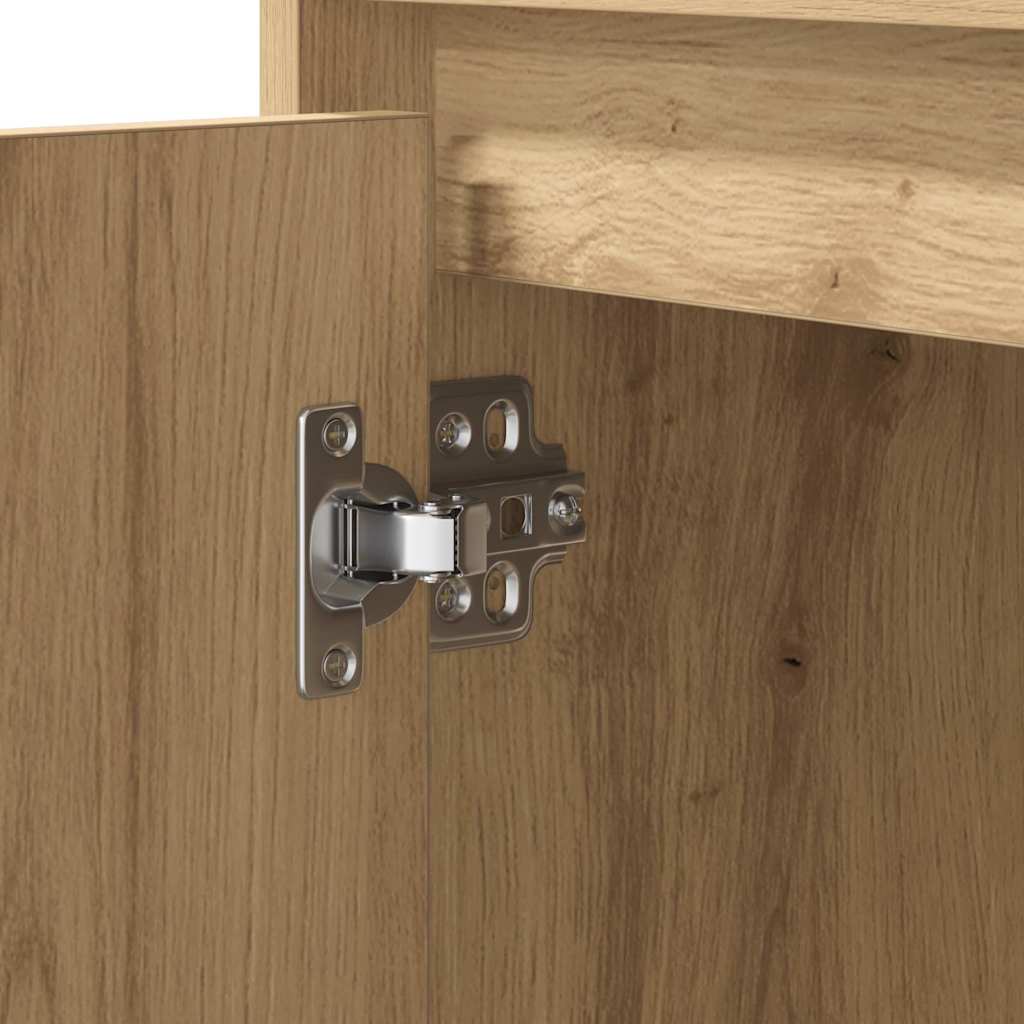 Bedside Cabinet with Drawer 2 pcs Artisan Oak 50 x 34.5 x 50 cm