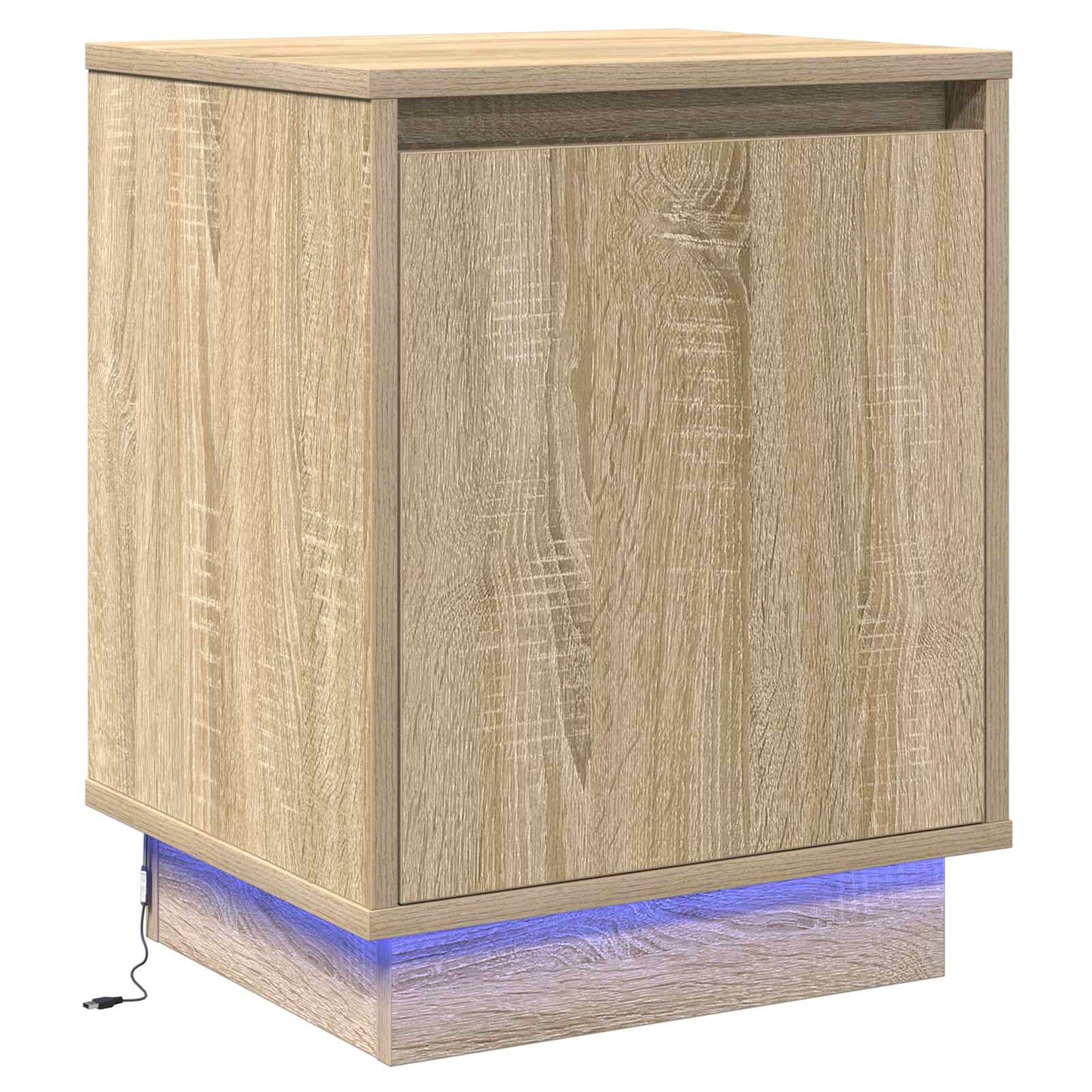Bedside Cabinet Sonoma Oak 39 x 34.5 x 50 cm Engineered wood