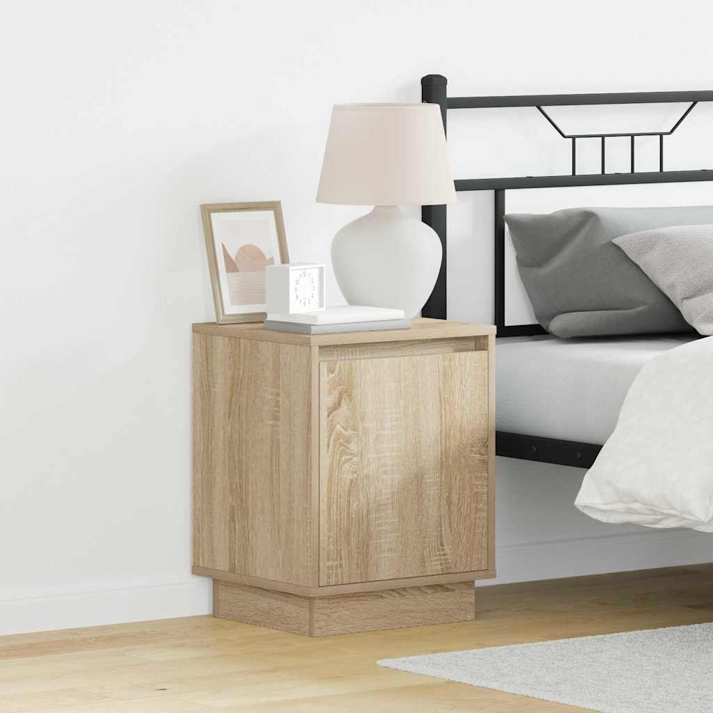 Bedside Cabinet 2 pcs Sonoma Oak 39 x 34.5 x 50 cm