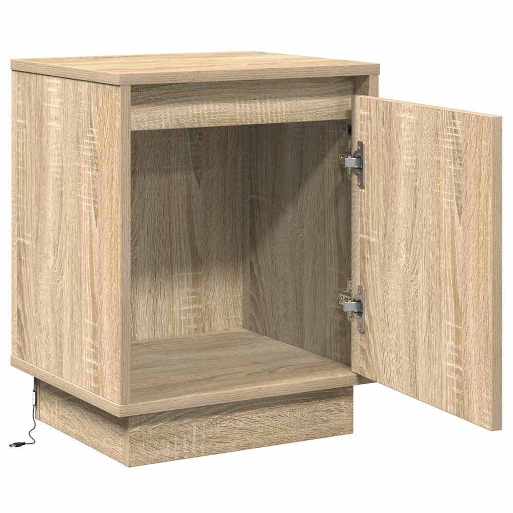 Bedside Cabinet 2 pcs Sonoma Oak 39 x 34.5 x 50 cm