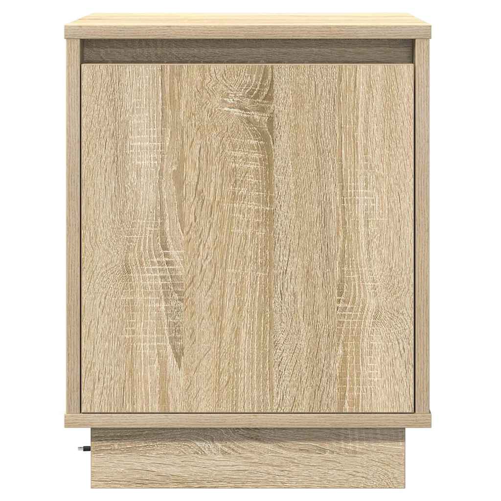 Bedside Cabinet 2 pcs Sonoma Oak 39 x 34.5 x 50 cm