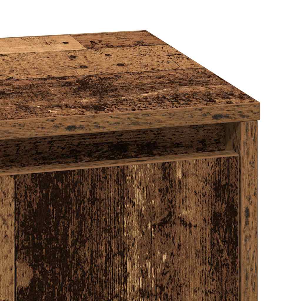 Bedside Cabinet Old Wood 39 x 34.5 x 50 cm Engineered wood