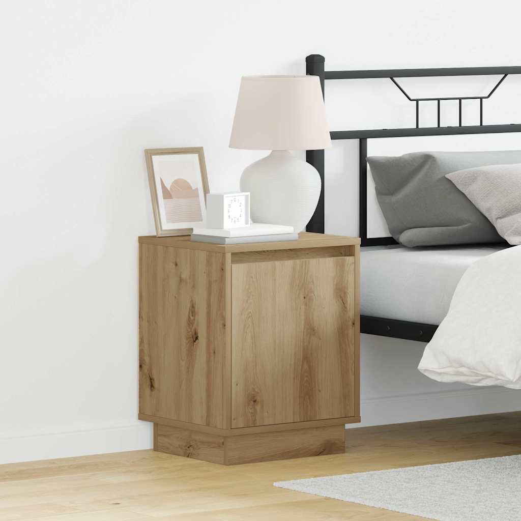 Bedside Cabinet Artisan Oak 39 x 34.5 x 50 cm Engineered wood