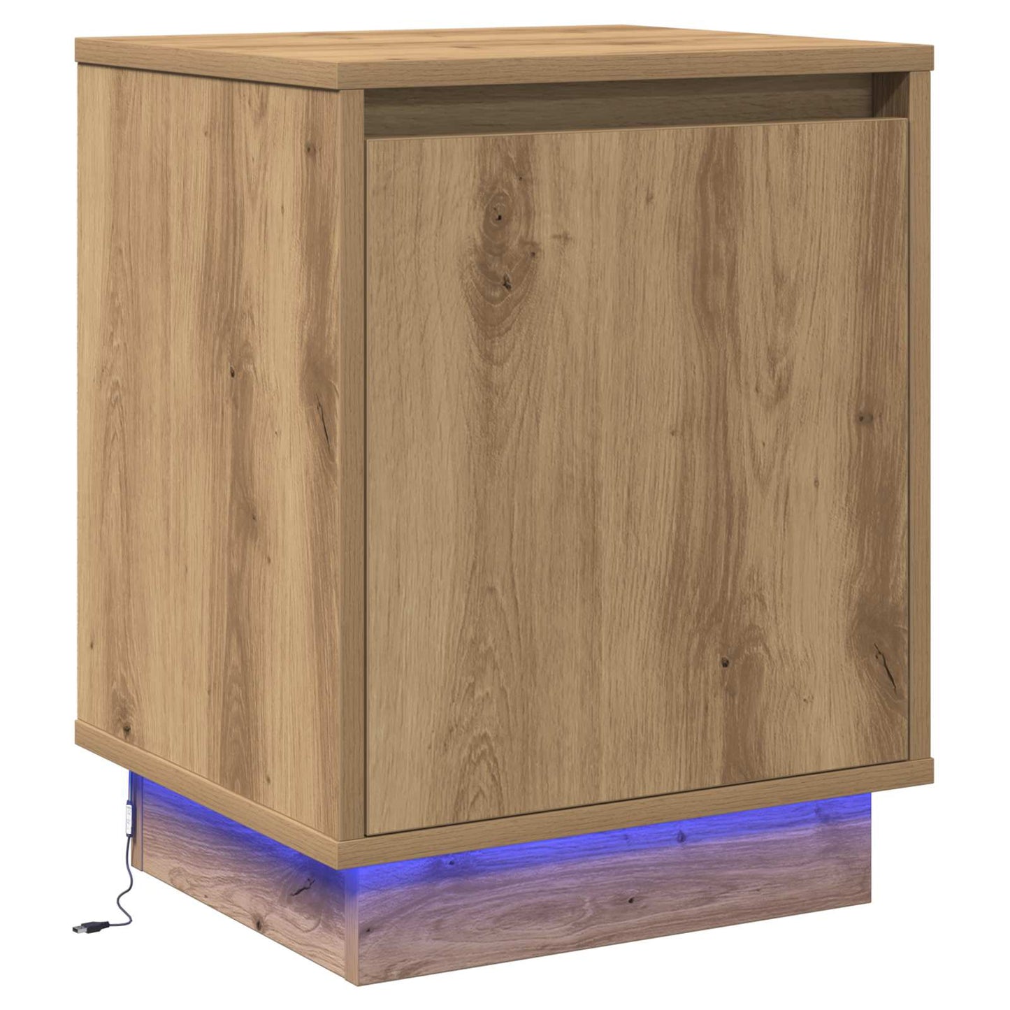 Bedside Cabinet Artisan Oak 39 x 34.5 x 50 cm Engineered wood