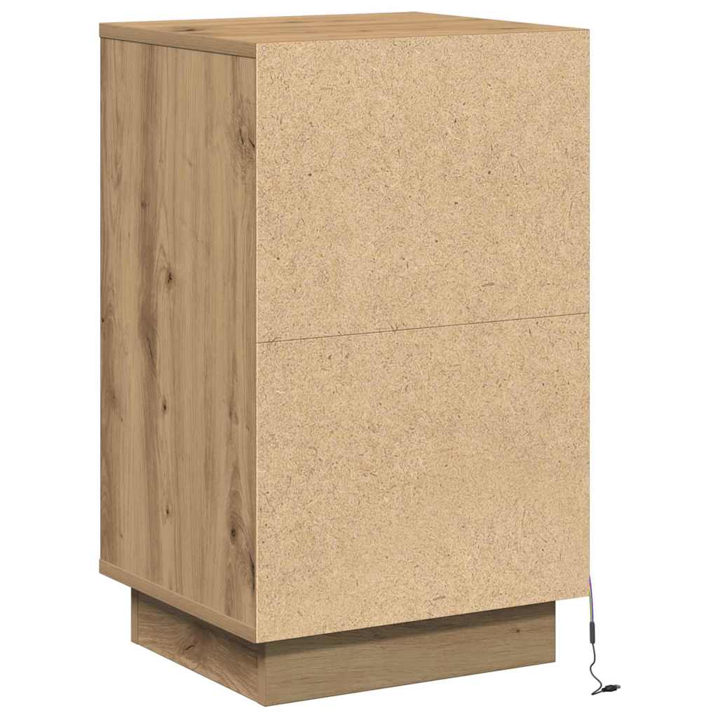 Bedside Cabinet Artisan Oak 39 x 34.5 x 65 cm Engineered wood