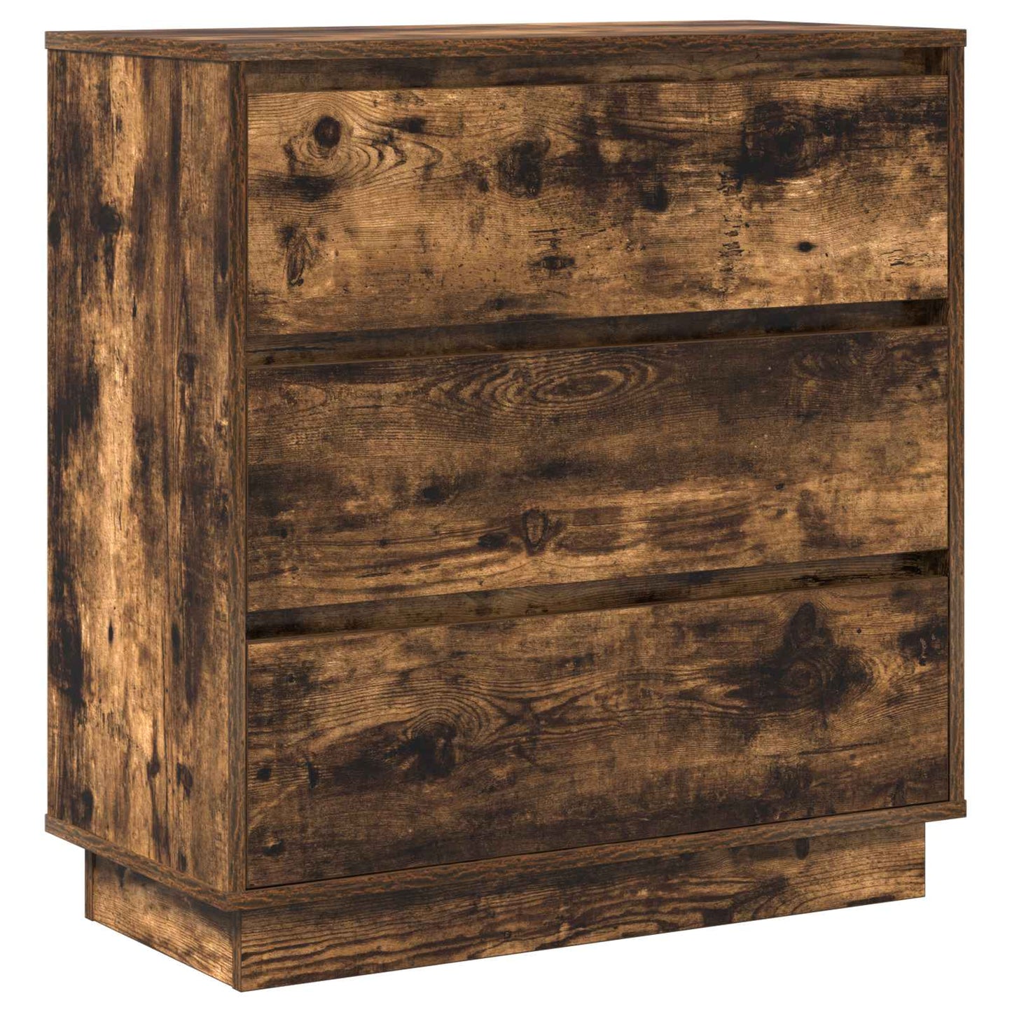 Bedside Cabinet Smoked Oak 71 x 34.5 x 75 cm Engineered wood