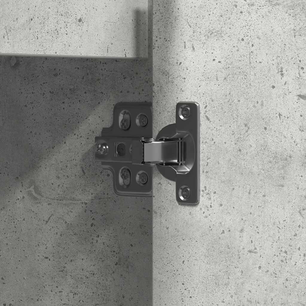 vidaXL Sideboard Concrete Grey 71 x 34.5 x 75 cm Engineered wood