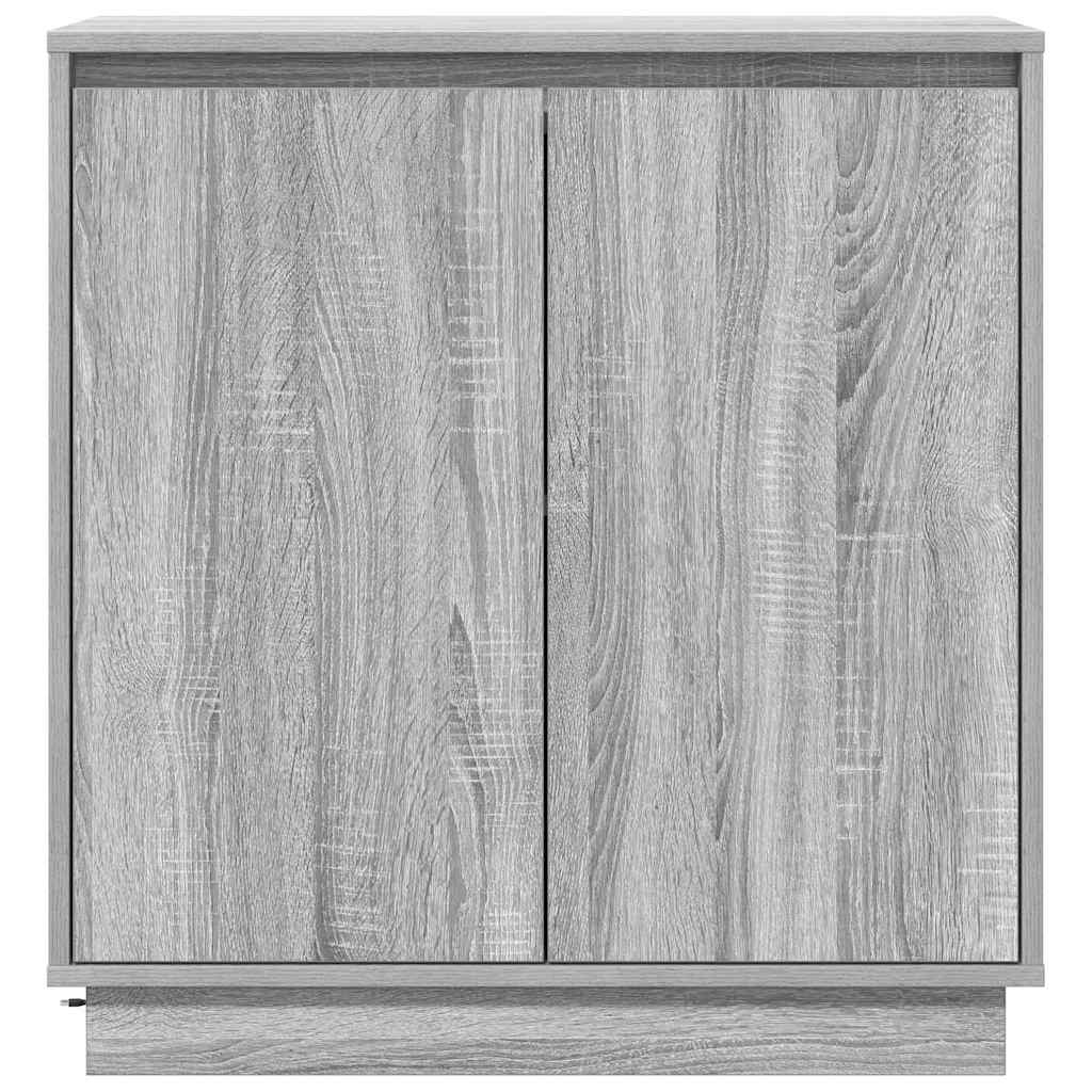 vidaXL Sideboard Grey Sonoma 71 x 34.5 x 75 cm Engineered wood