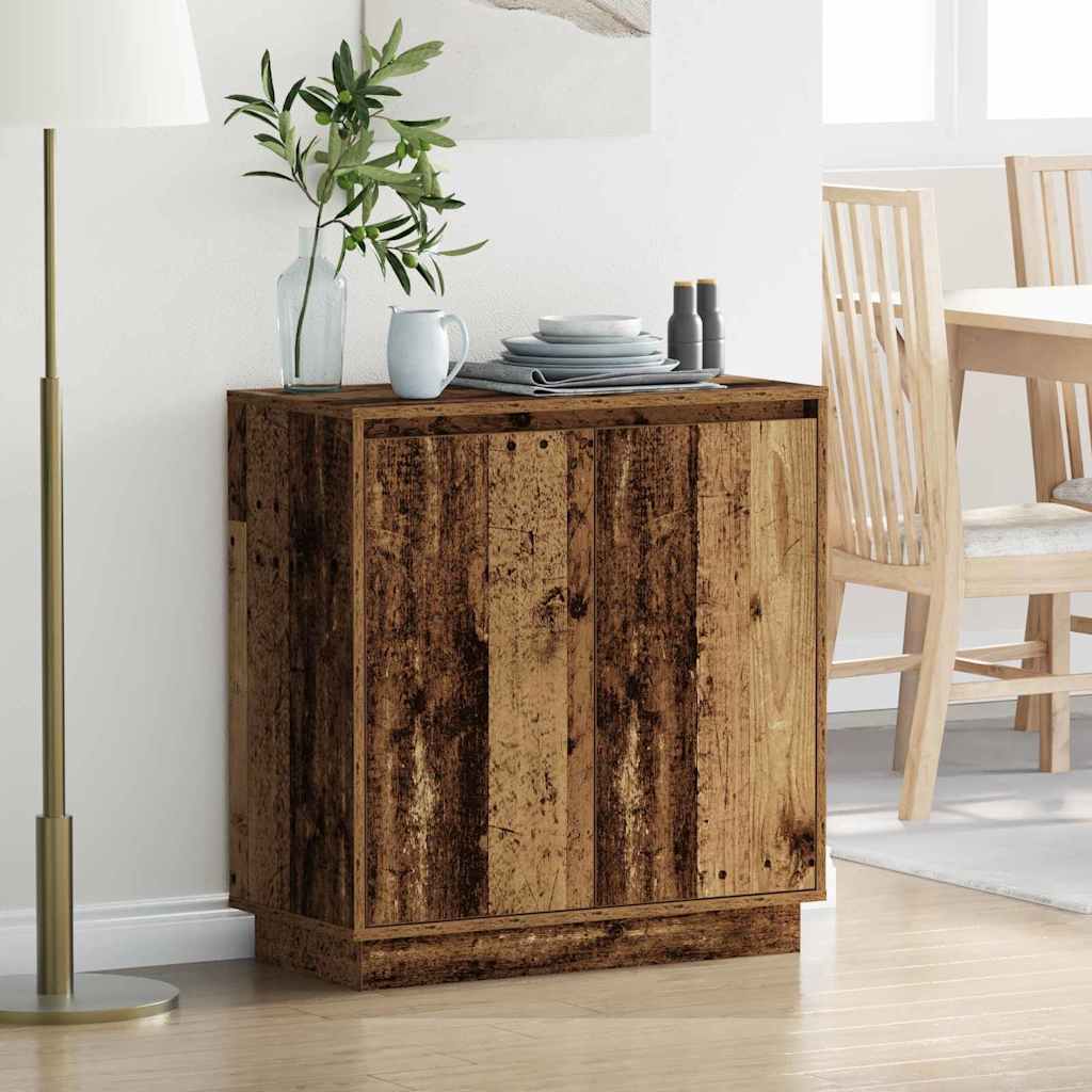vidaXL Sideboard with Shelf Old Wood 71 x 34.5 x 75 cm Engineered wood