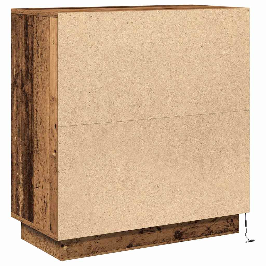 vidaXL Sideboard with Shelf Old Wood 71 x 34.5 x 75 cm Engineered wood