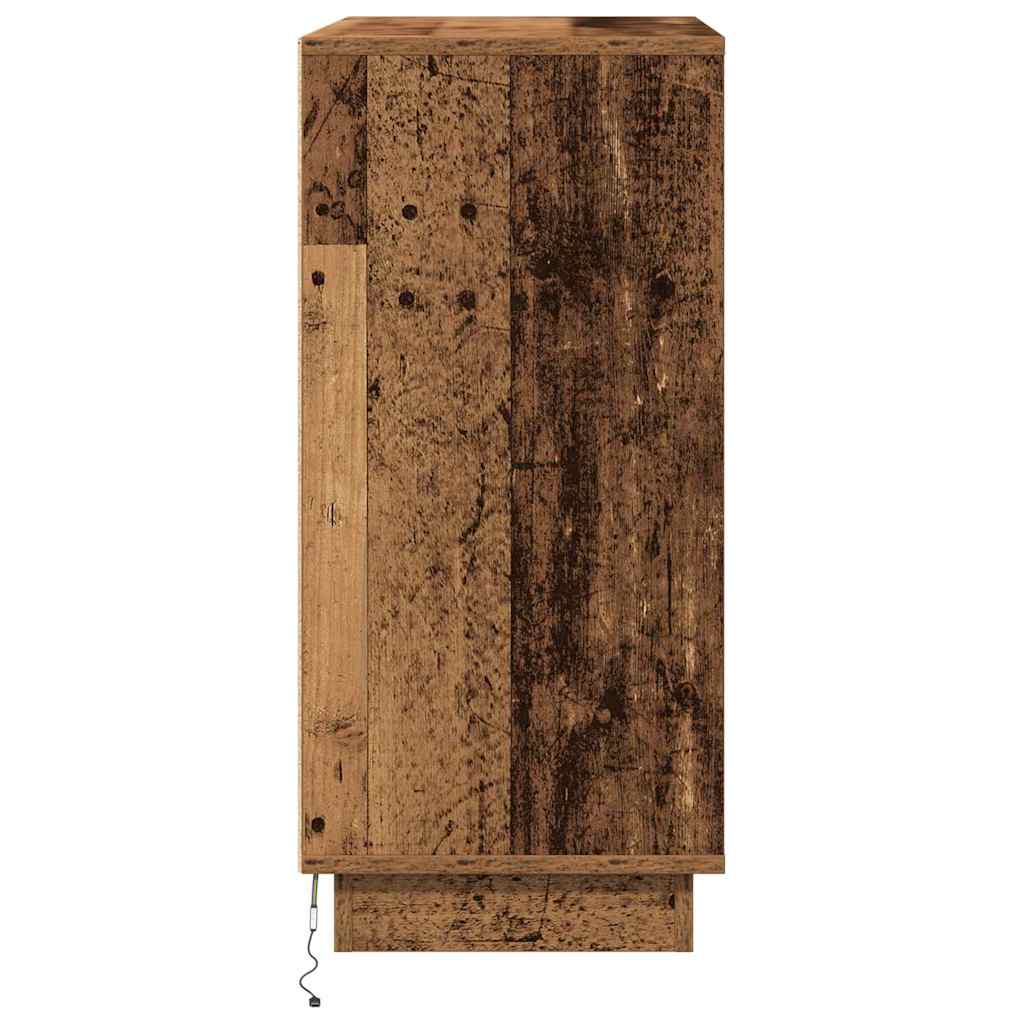 vidaXL Sideboard with Shelf Old Wood 71 x 34.5 x 75 cm Engineered wood