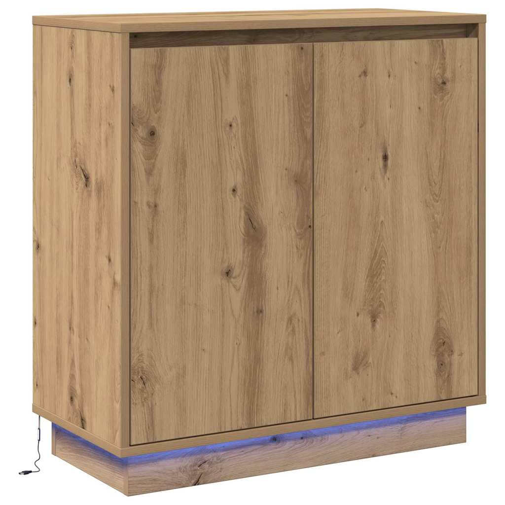 vidaXL Sideboard Artisan Oak 71 x 34.5 x 75 cm Engineered wood