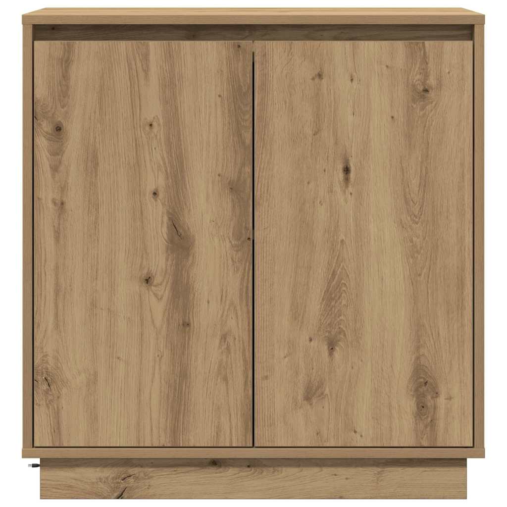 vidaXL Sideboard Artisan Oak 71 x 34.5 x 75 cm Engineered wood