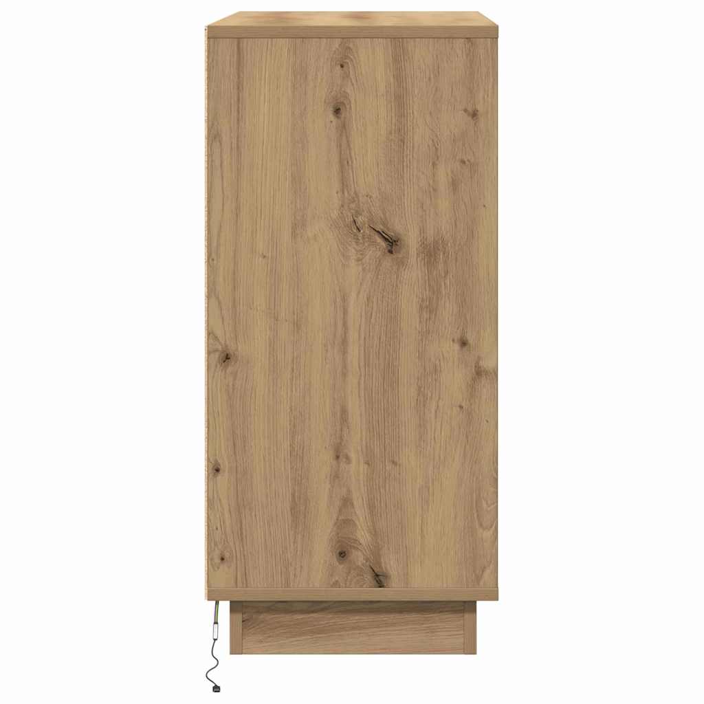 vidaXL Sideboard Artisan Oak 71 x 34.5 x 75 cm Engineered wood
