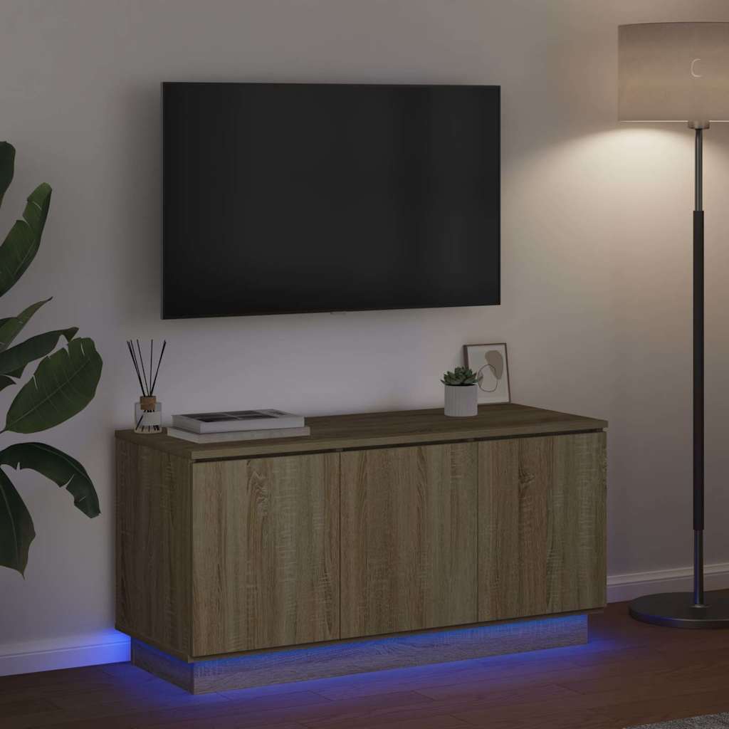 TV Cabinet Sonoma Oak 100 x 38 x 49 cm Engineered Wood