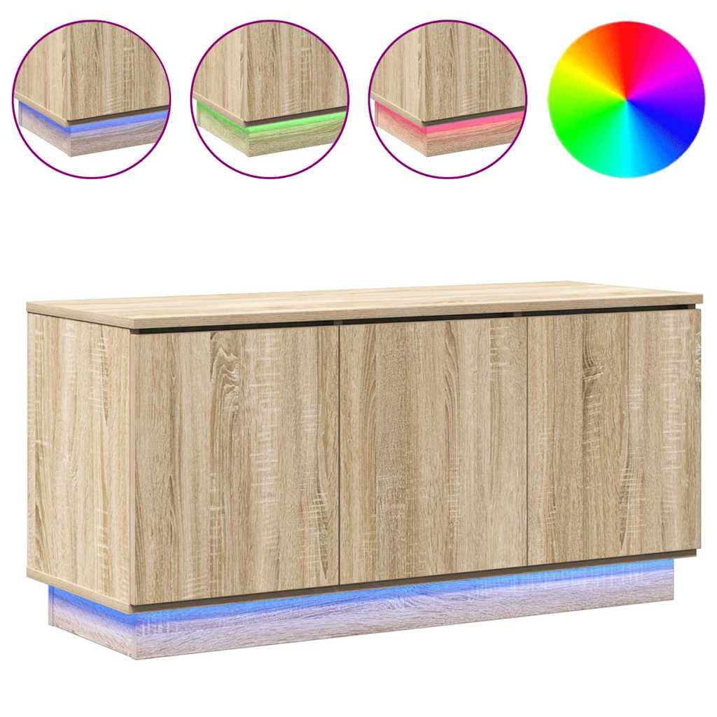 TV Cabinet Sonoma Oak 100 x 38 x 49 cm Engineered Wood