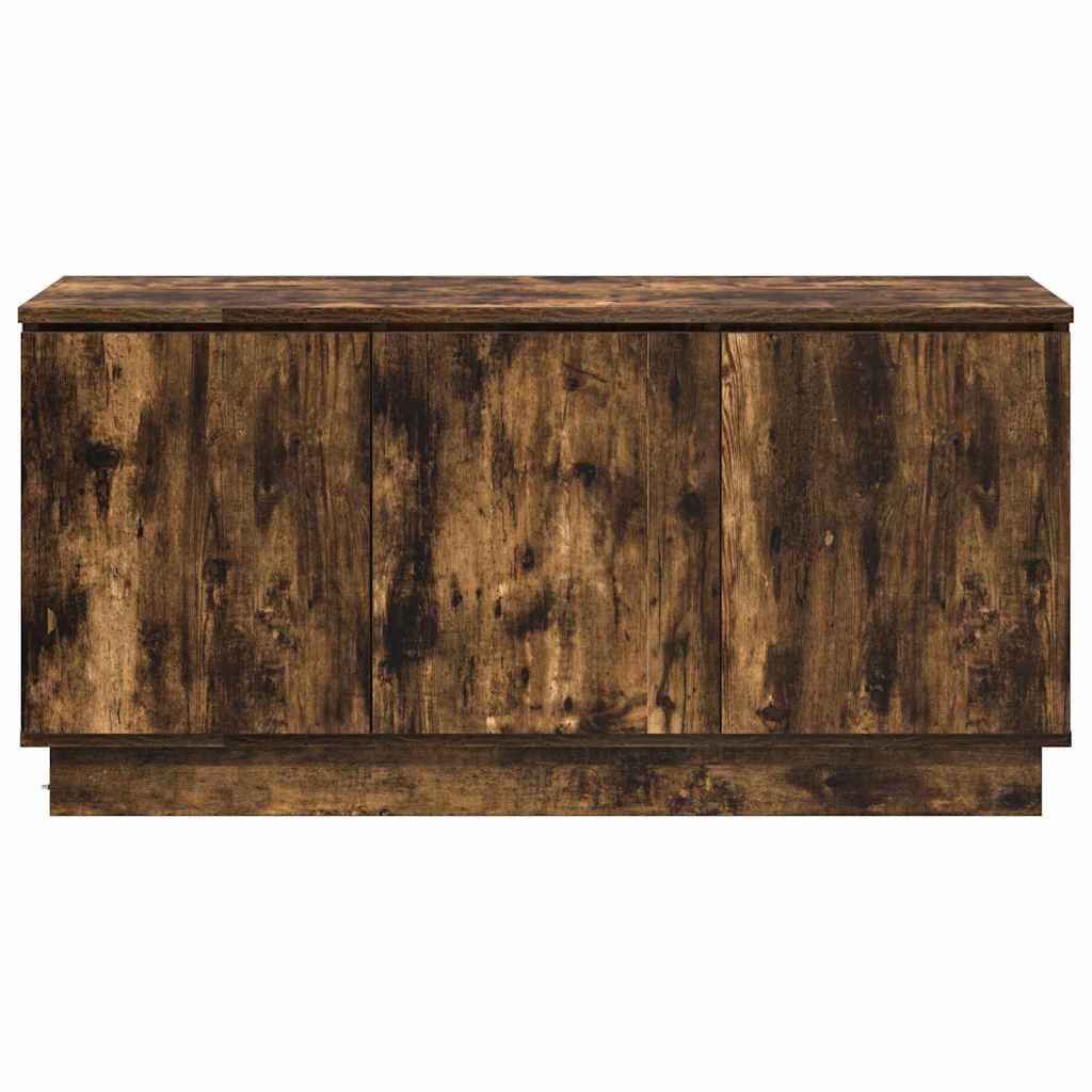 TV Cabinet Smoked Oak 100 x 38 x 49 cm Engineered Wood