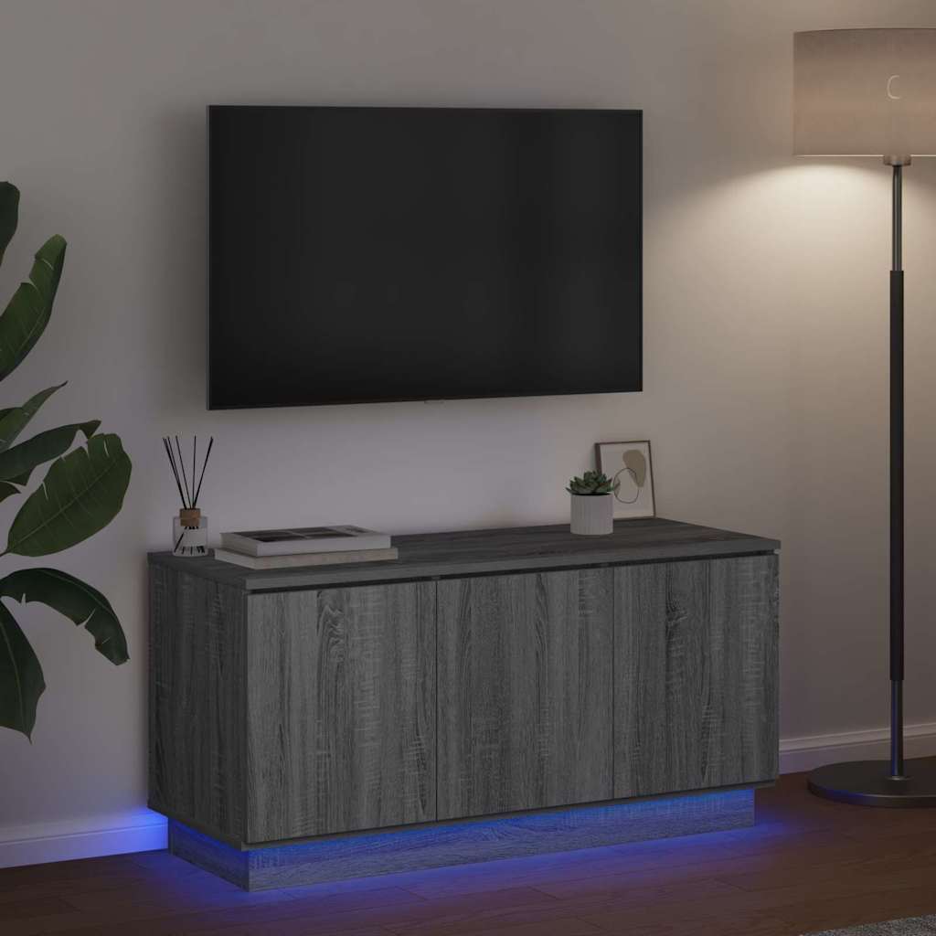 TV Cabinet Grey Sonoma 100 x 38 x 49 cm Engineered Wood