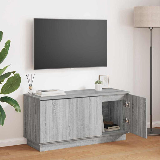 TV Cabinet 100 x 38 x 49 cm Grey Sonoma Engineered Wood