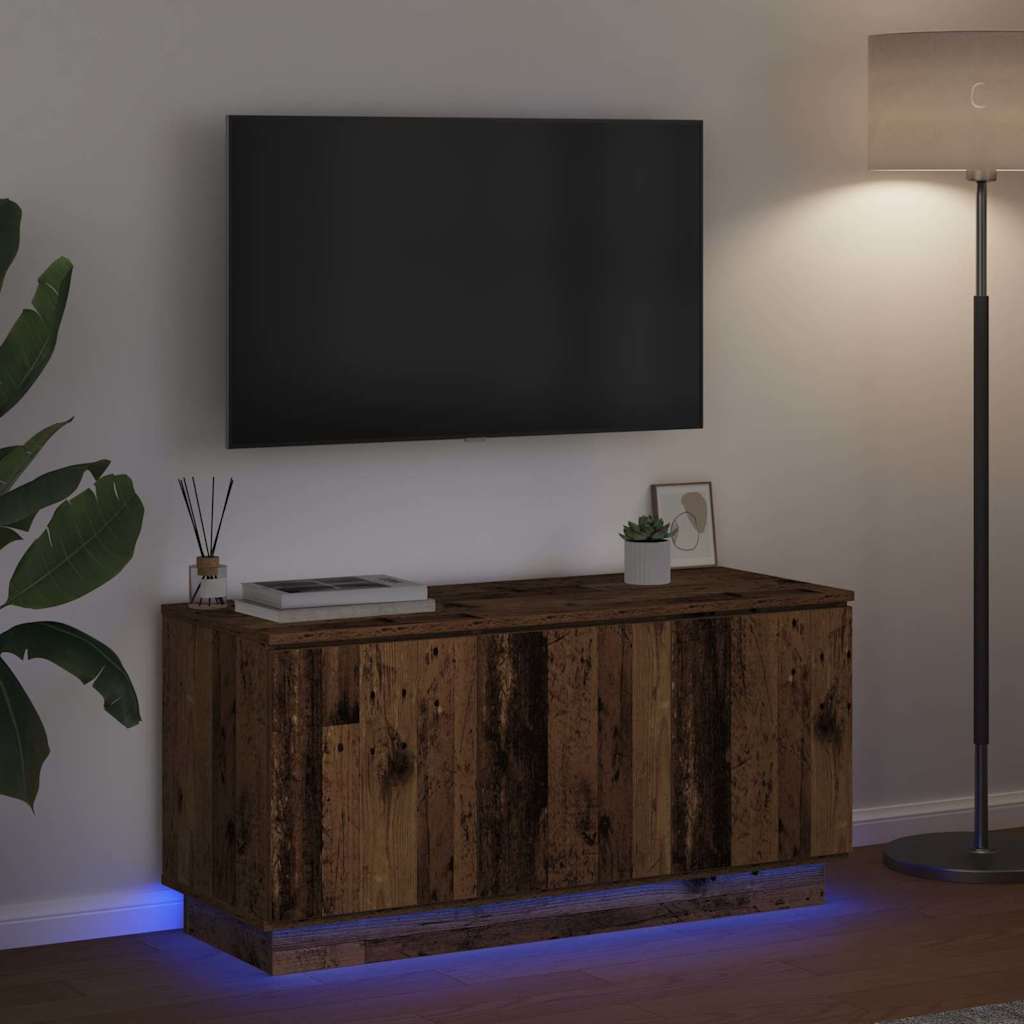 TV Cabinet Old Wood 100 x 38 x 49 cm Engineered Wood