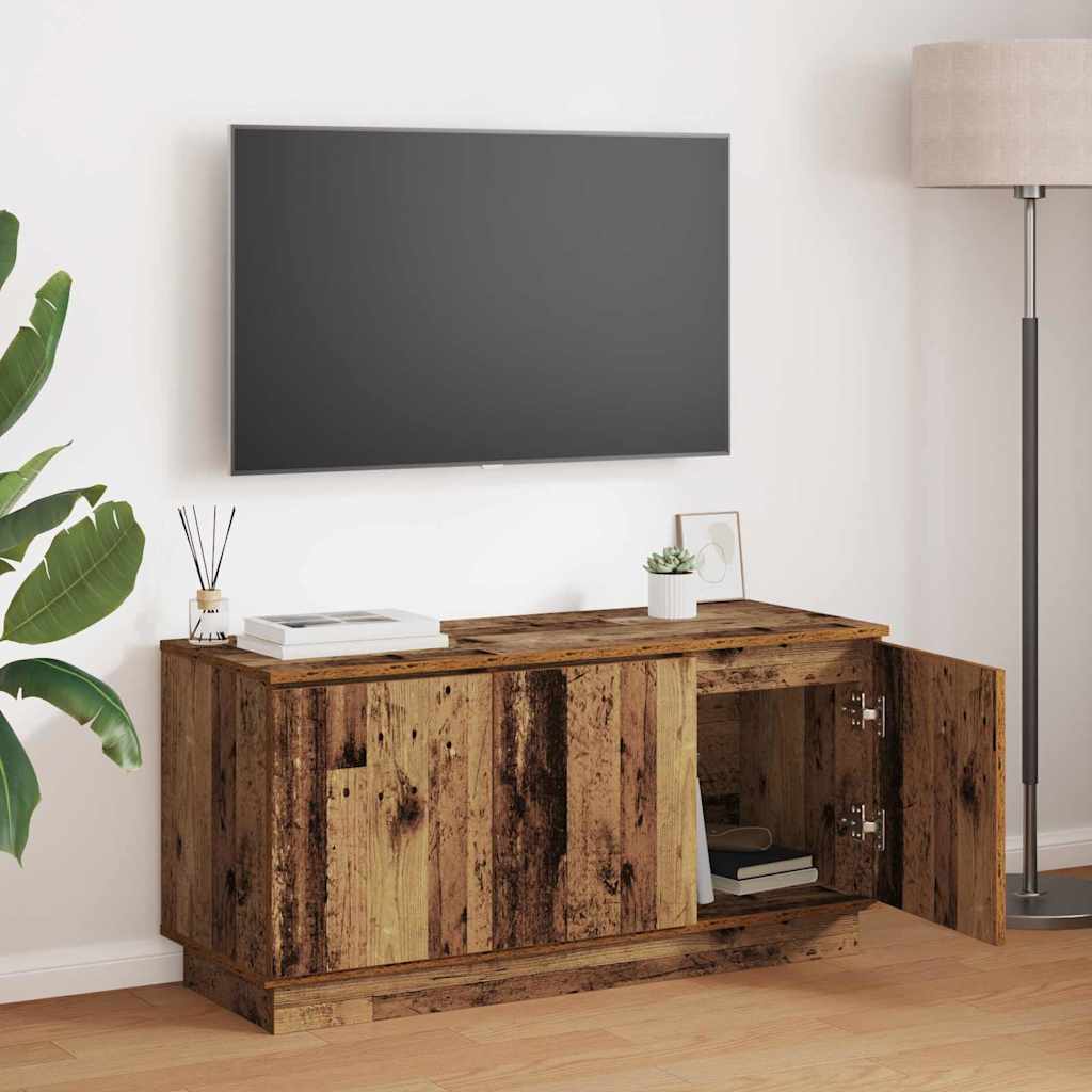 TV Cabinet Old Wood 100 x 38 x 49 cm Engineered Wood