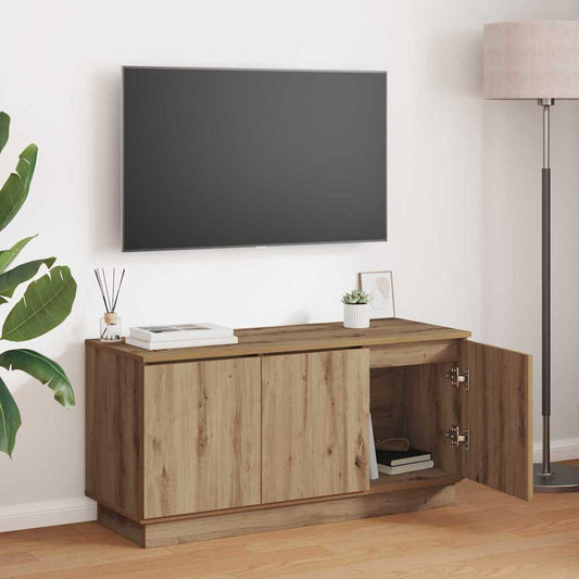 TV Cabinet 100 x 38 x 49 cm Artisan Oak Engineered Wood
