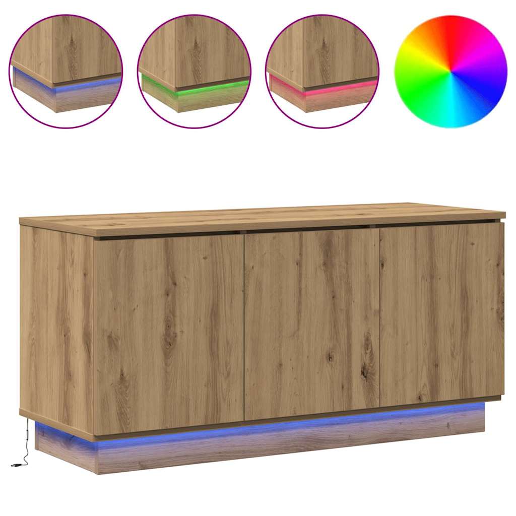 TV Cabinet Artisan Oak 100 x 38 x 49 cm Engineered Wood